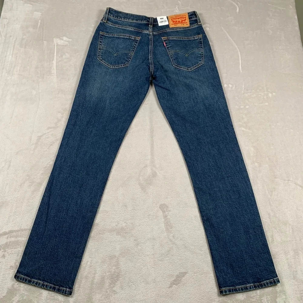 Levi's 511 Slim Jeans Mens 31x32 Blue Flex Eco Performance Stretch Denim NWT